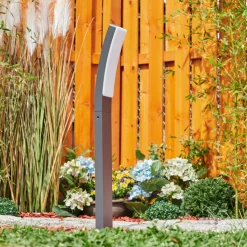 Borne Lumineuse Maseru Led Anthracite, 1 Lumiere
