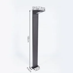 Borne Lumineuse Matlava Led Anthracite, 1 Lumiere