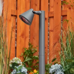 Borne Lumineuse Milond Anthracite, 1 Lumiere