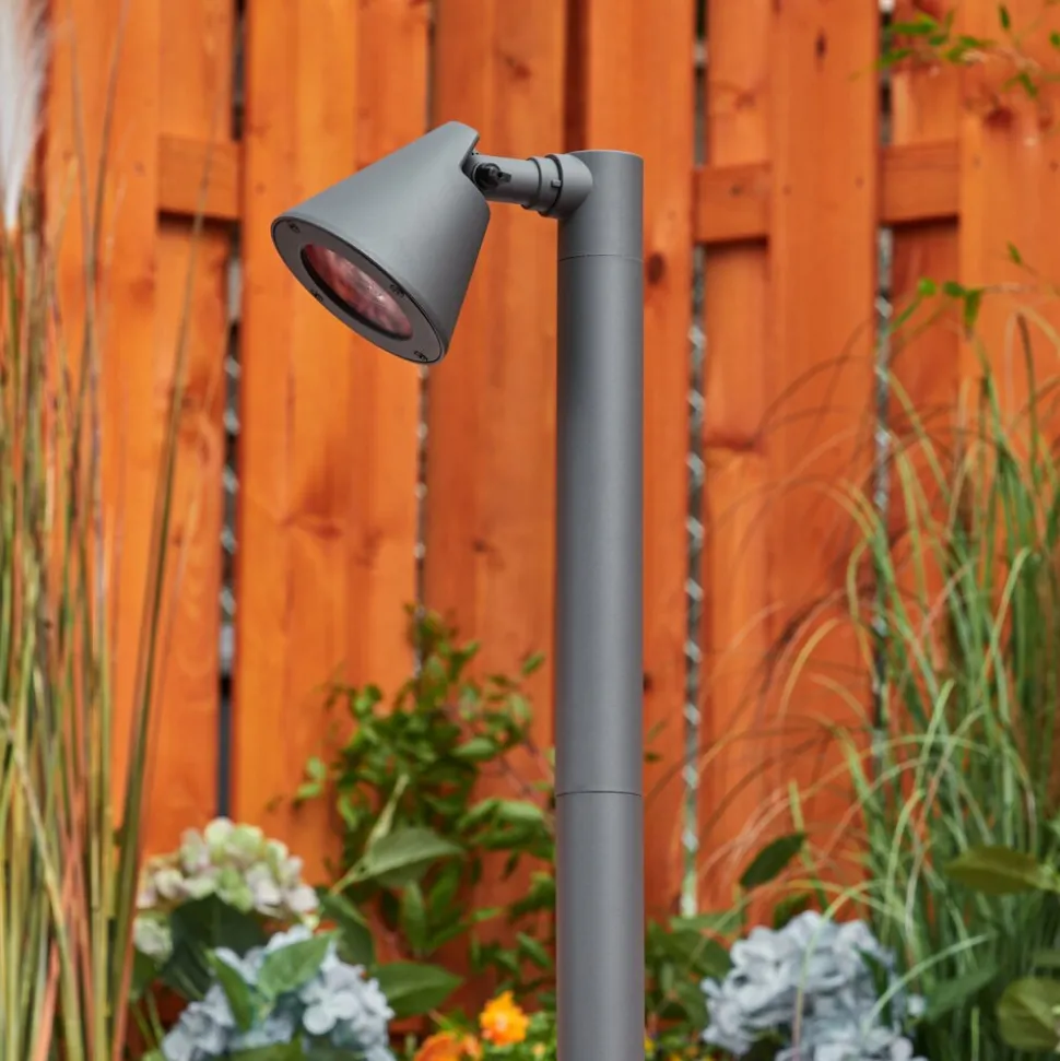 Borne Lumineuse Milond Anthracite, 1 Lumiere