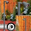 Borne Lumineuse Milond Anthracite, 1 Lumiere