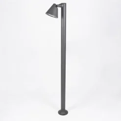 Borne Lumineuse Milond Anthracite, 1 Lumiere