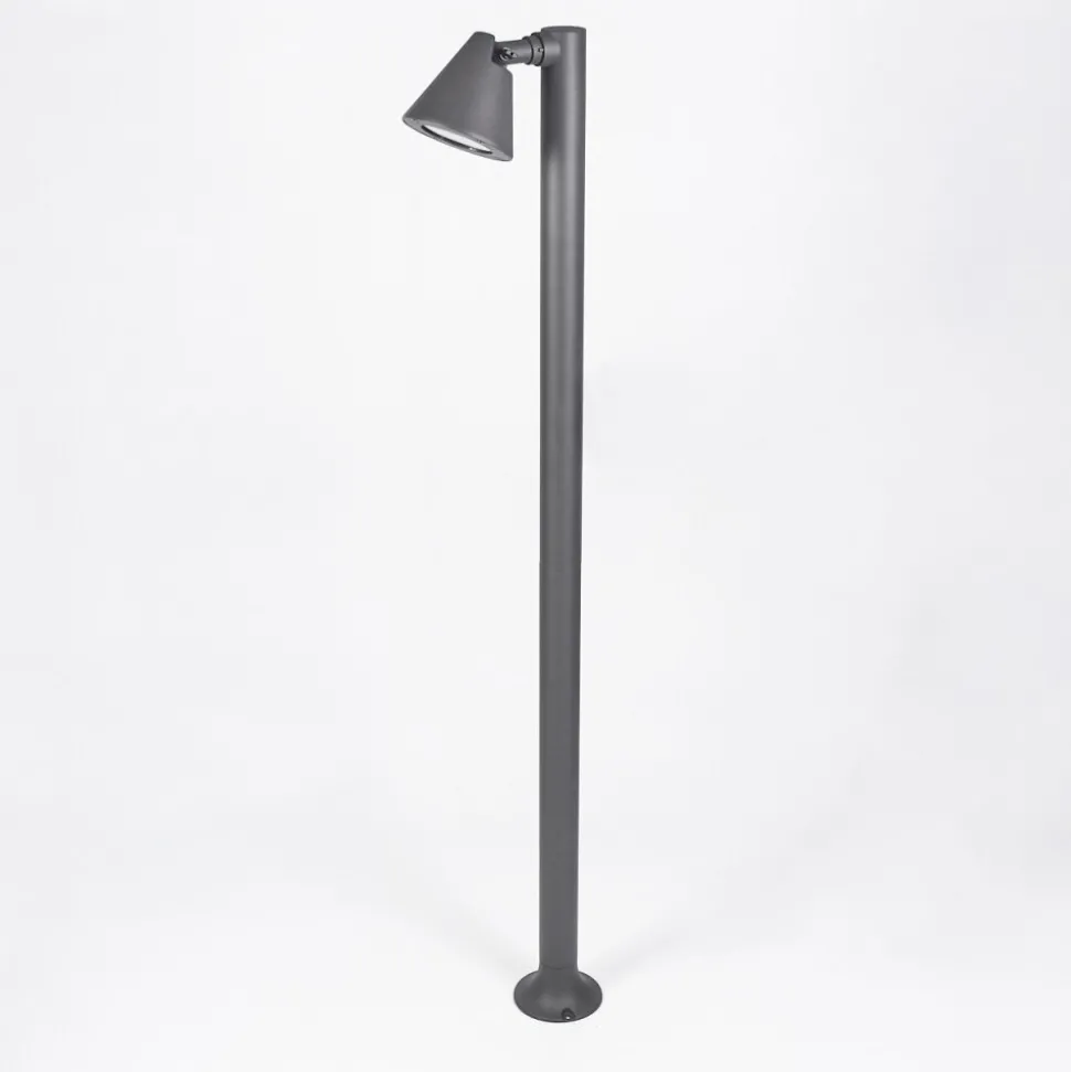 Borne Lumineuse Milond Anthracite, 1 Lumiere
