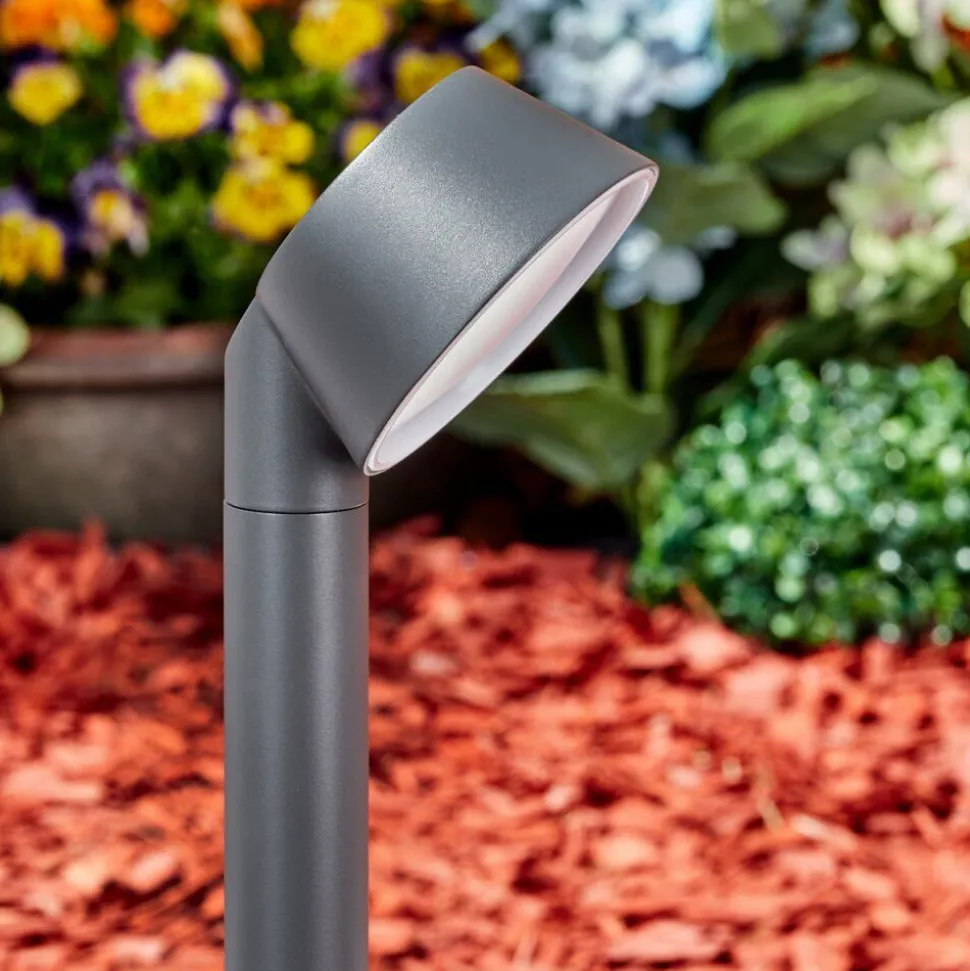 Borne Lumineuse Moroni Led Anthracite, 1 Lumiere