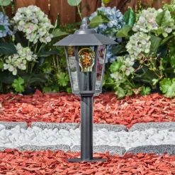 Borne Lumineuse Moskau Anthracite, 1 Lumiere