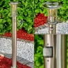 Borne Lumineuse Mulo Acier Inoxydable, 1 Lumiere, Detecteur De Mouvement
