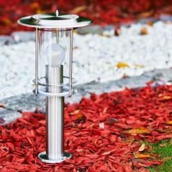 Borne Lumineuse Mulo Acier Inoxydable, 1 Lumiere