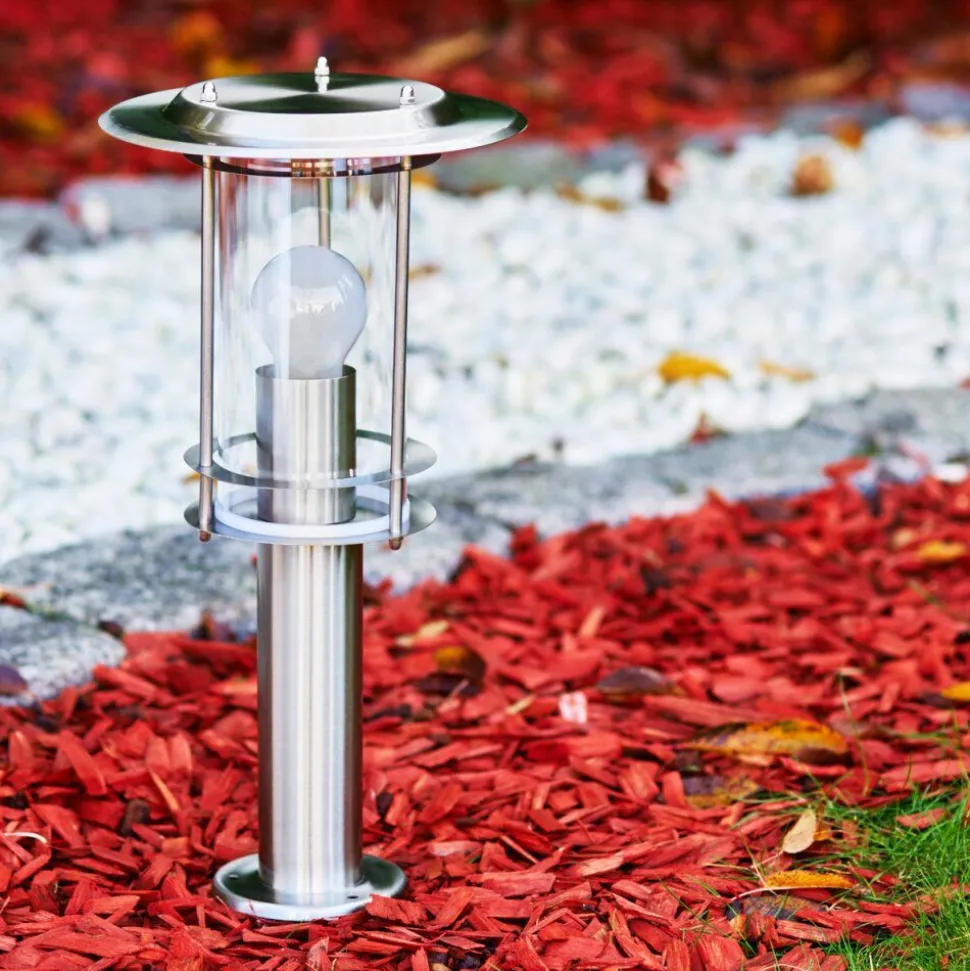 Borne Lumineuse Mulo Acier Inoxydable, 1 Lumiere