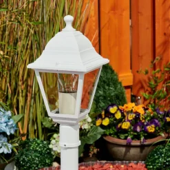 Borne Lumineuse Murto Blanc, 1 Lumiere