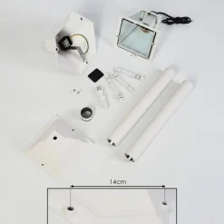 Borne Lumineuse Naofe Blanc, 1 Lumiere
