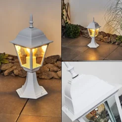Borne Lumineuse Naofe Blanc, 1 Lumiere