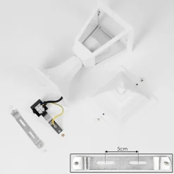 Borne Lumineuse Naofe Blanc, 1 Lumiere