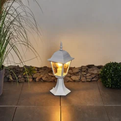 Borne Lumineuse Naofe Blanc, 1 Lumiere