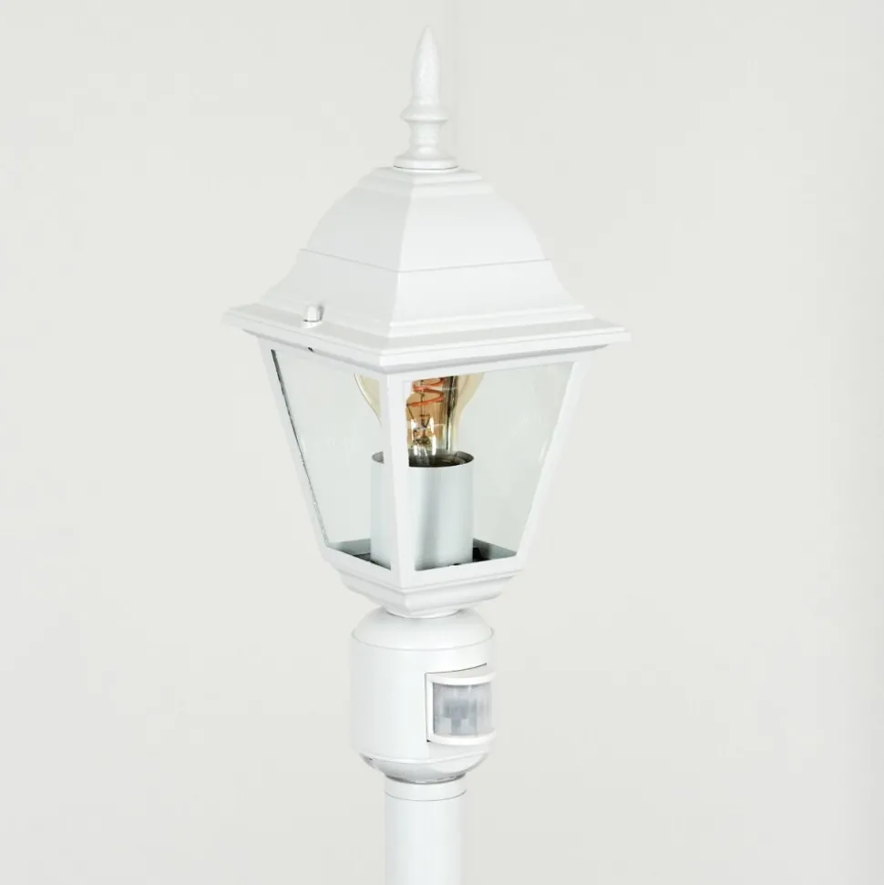Borne Lumineuse Naofe Blanc, 1 Lumiere, Detecteur De Mouvement