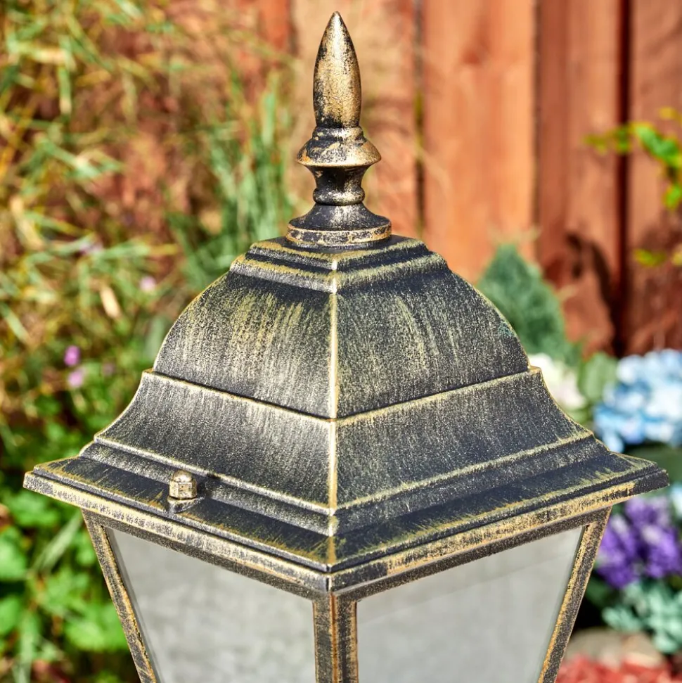 Borne Lumineuse Naofe Brun, Or, 1 Lumiere
