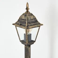 Borne Lumineuse Naofe Brun, Or, 1 Lumiere