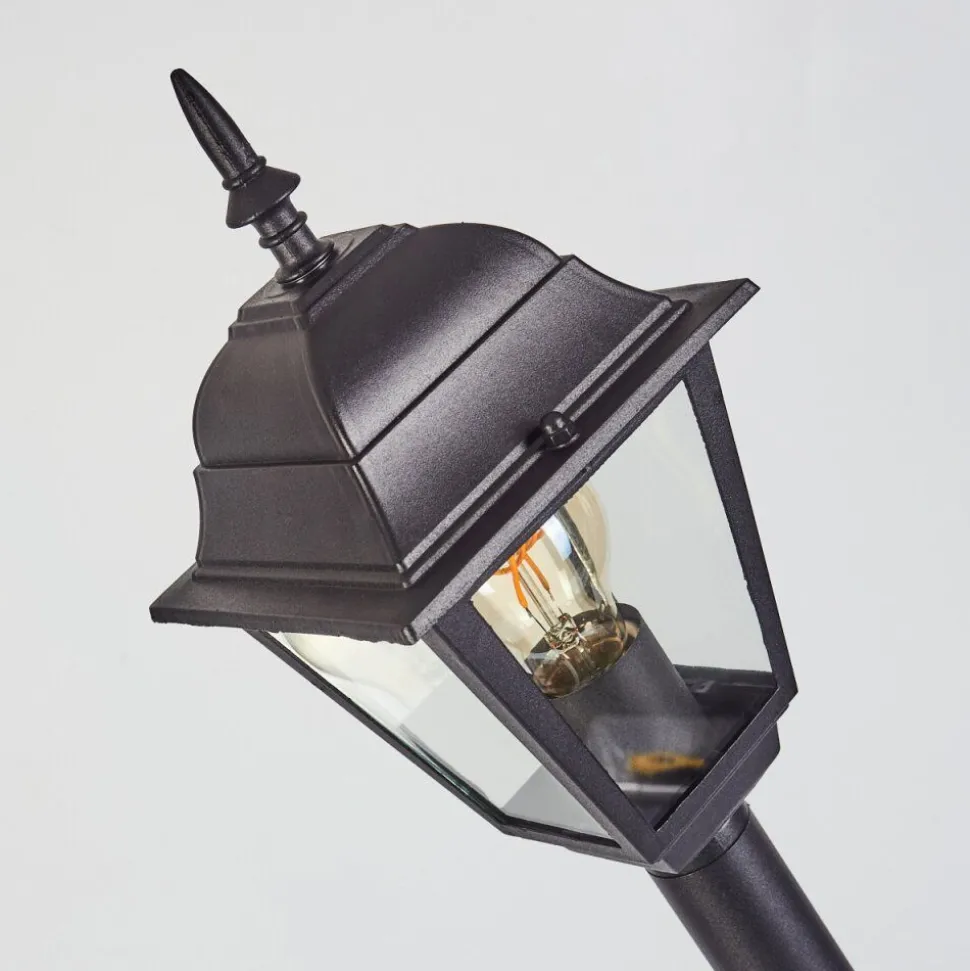 Borne Lumineuse Naofe Noir, 1 Lumiere