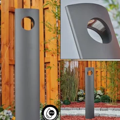 Borne Lumineuse Narunteno Led Anthracite, 1 Lumiere