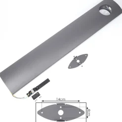 Borne Lumineuse Narunteno Led Anthracite, 1 Lumiere