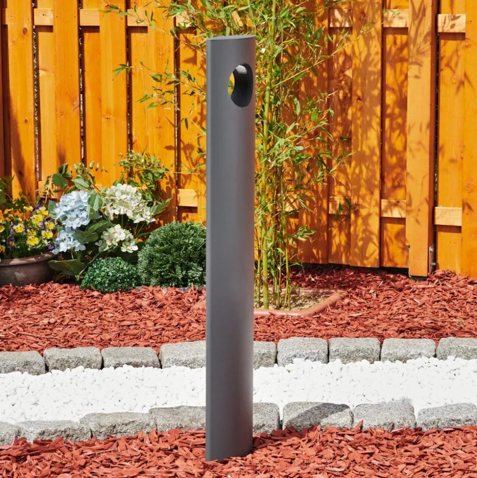Borne Lumineuse Narunteno Led Anthracite, 1 Lumiere