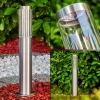 Borne Lumineuse Noreaz Led Chrome, 1 Lumiere