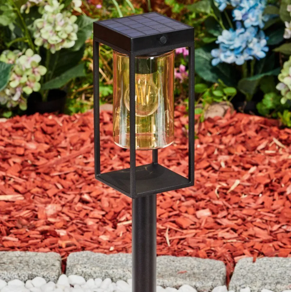 Borne Lumineuse Palanga Led Noir, 1 Lumiere