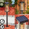 Borne Lumineuse Palanga Led Noir, 1 Lumiere