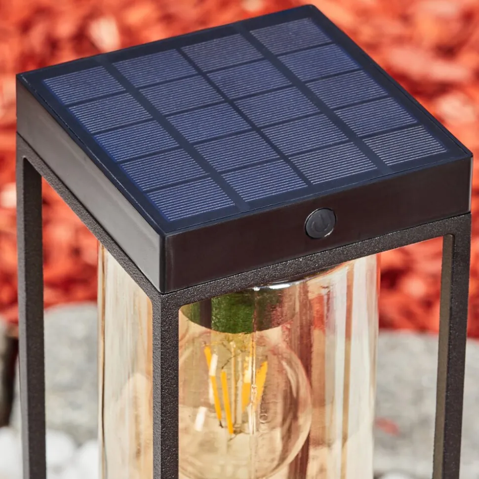 Borne Lumineuse Palanga Led Noir, 1 Lumiere
