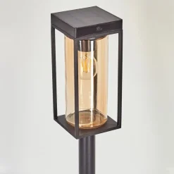Borne Lumineuse Palanga Led Noir, 1 Lumiere