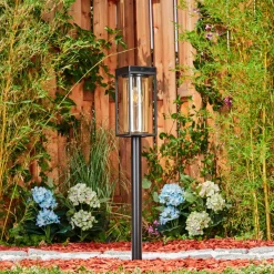 Borne Lumineuse Palanga Led Noir, 1 Lumiere