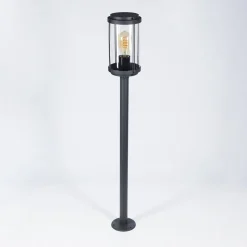 Borne Lumineuse Riola Anthracite, 1 Lumiere