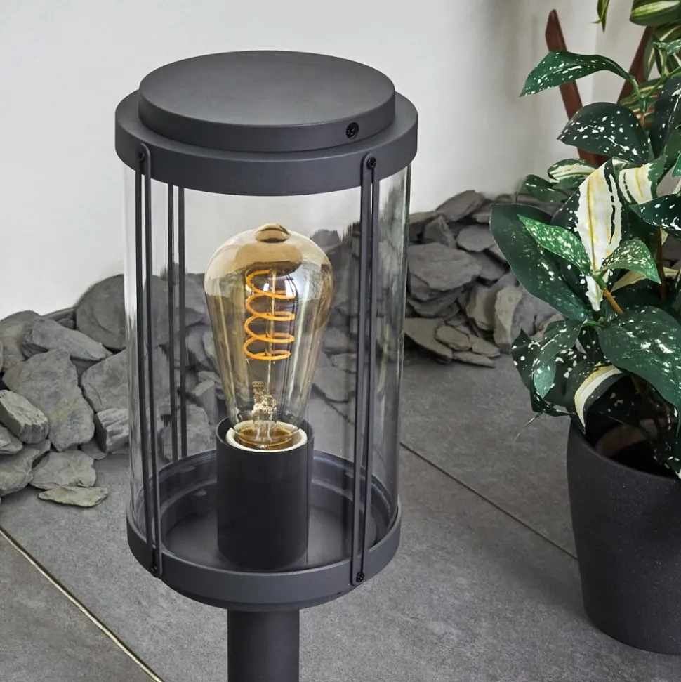 Borne Lumineuse Riola Anthracite, 1 Lumiere
