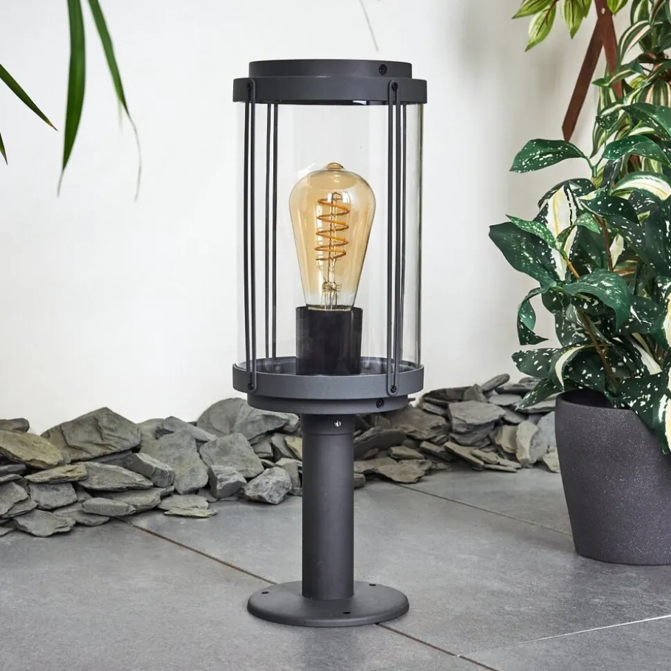 Borne Lumineuse Riola Anthracite, 1 Lumiere