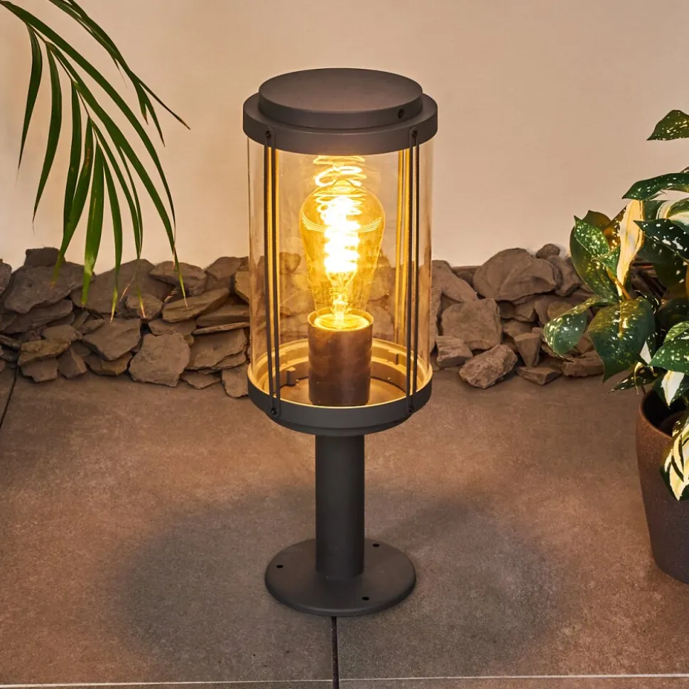 Borne Lumineuse Riola Anthracite, 1 Lumiere