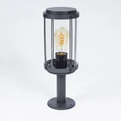 Borne Lumineuse Riola Anthracite, 1 Lumiere