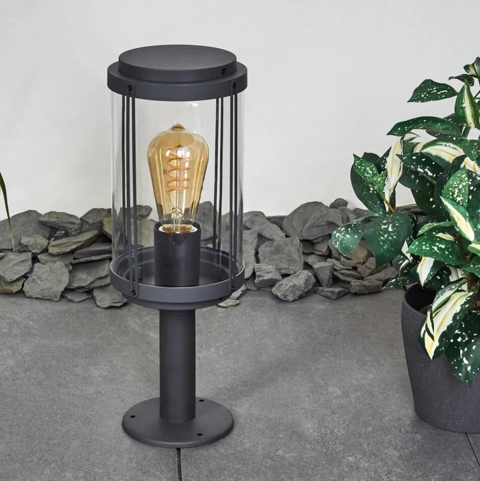 Borne Lumineuse Riola Anthracite, 1 Lumiere