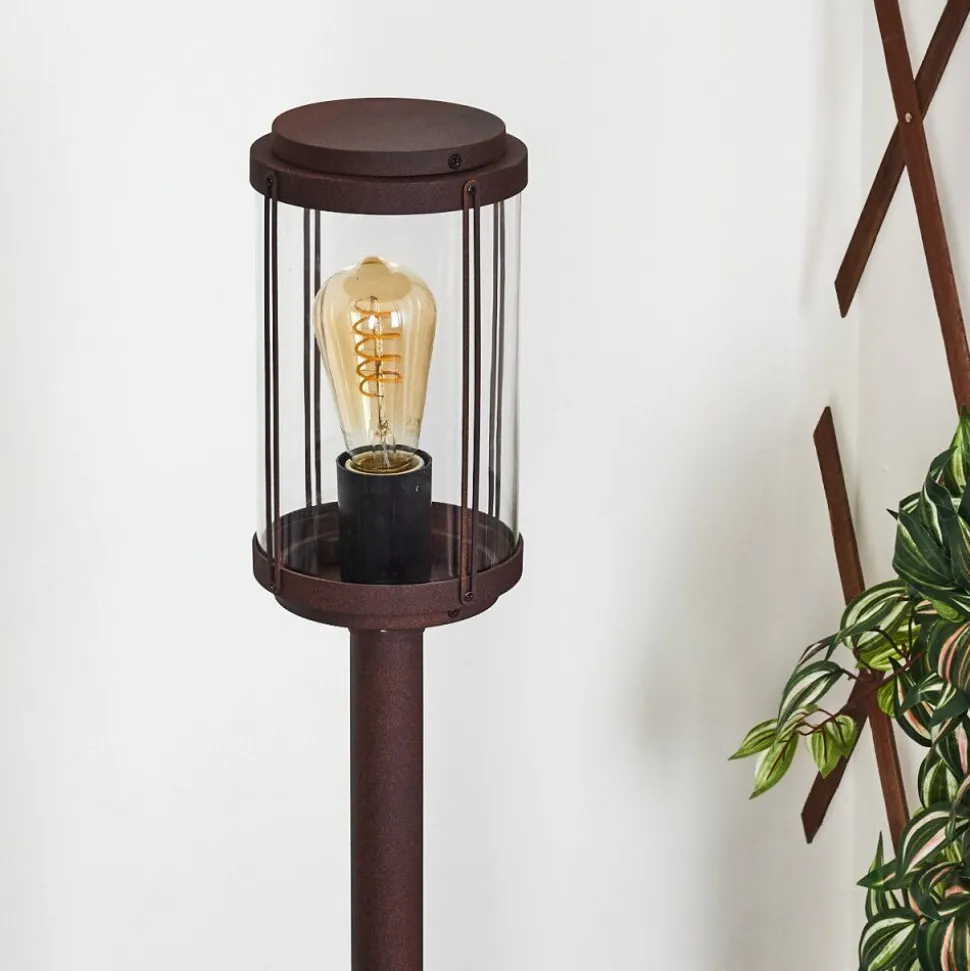 Borne Lumineuse Riola Rouille, 1 Lumiere