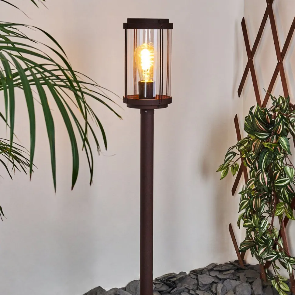Borne Lumineuse Riola Rouille, 1 Lumiere