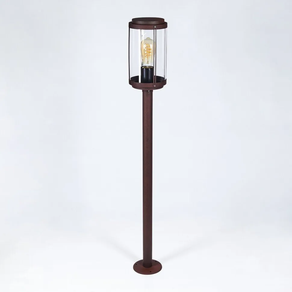 Borne Lumineuse Riola Rouille, 1 Lumiere