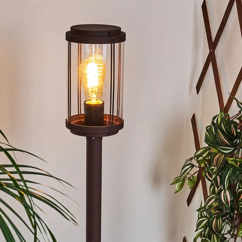 Borne Lumineuse Riola Rouille, 1 Lumiere