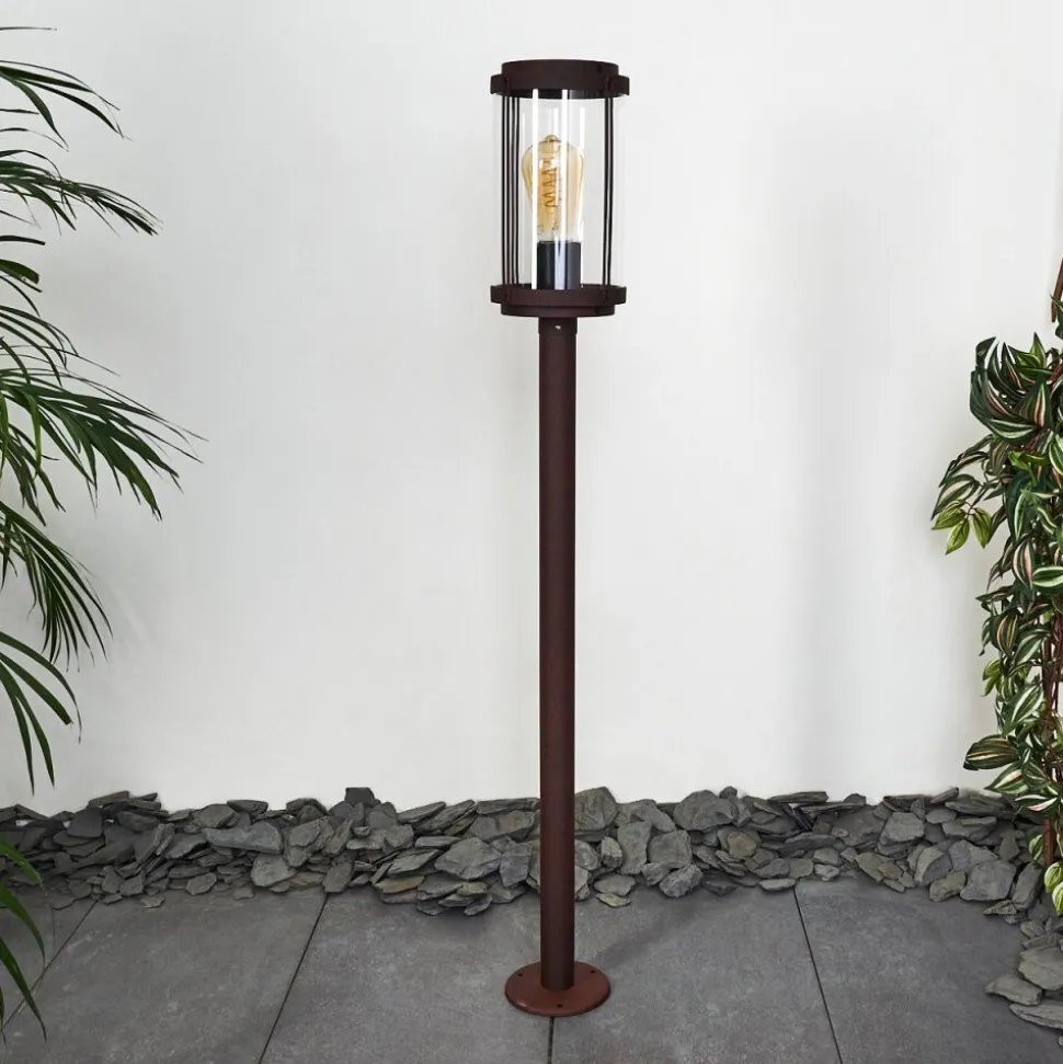 Borne Lumineuse Riola Rouille, 1 Lumiere