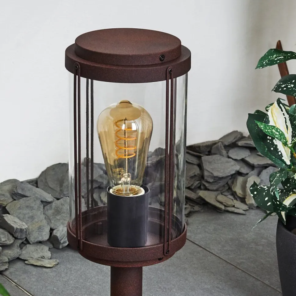Borne Lumineuse Riola Rouille, 1 Lumiere