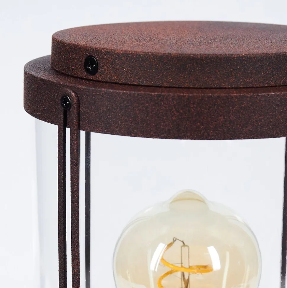 Borne Lumineuse Riola Rouille, 1 Lumiere