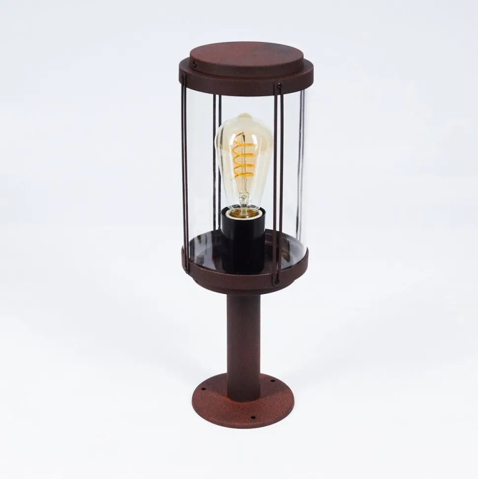 Borne Lumineuse Riola Rouille, 1 Lumiere