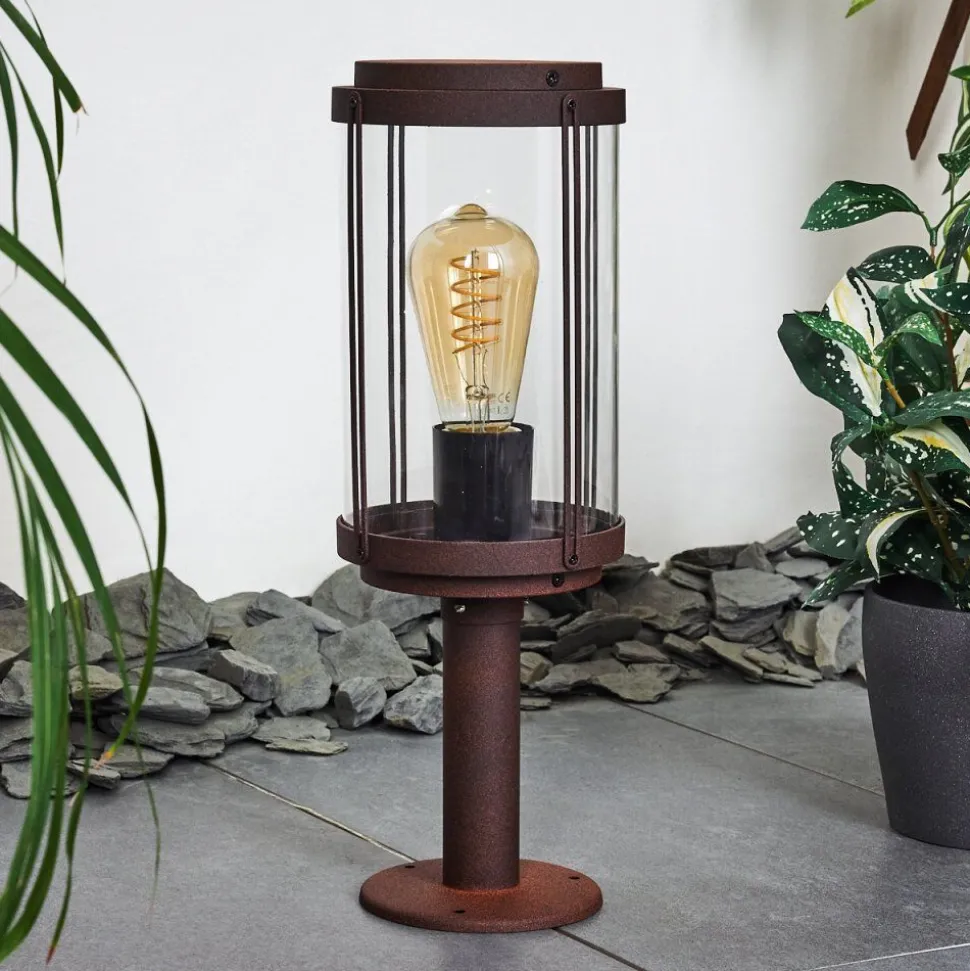 Borne Lumineuse Riola Rouille, 1 Lumiere