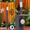 Borne Lumineuse Ruti Noir, 1 Lumiere, Detecteur De Mouvement
