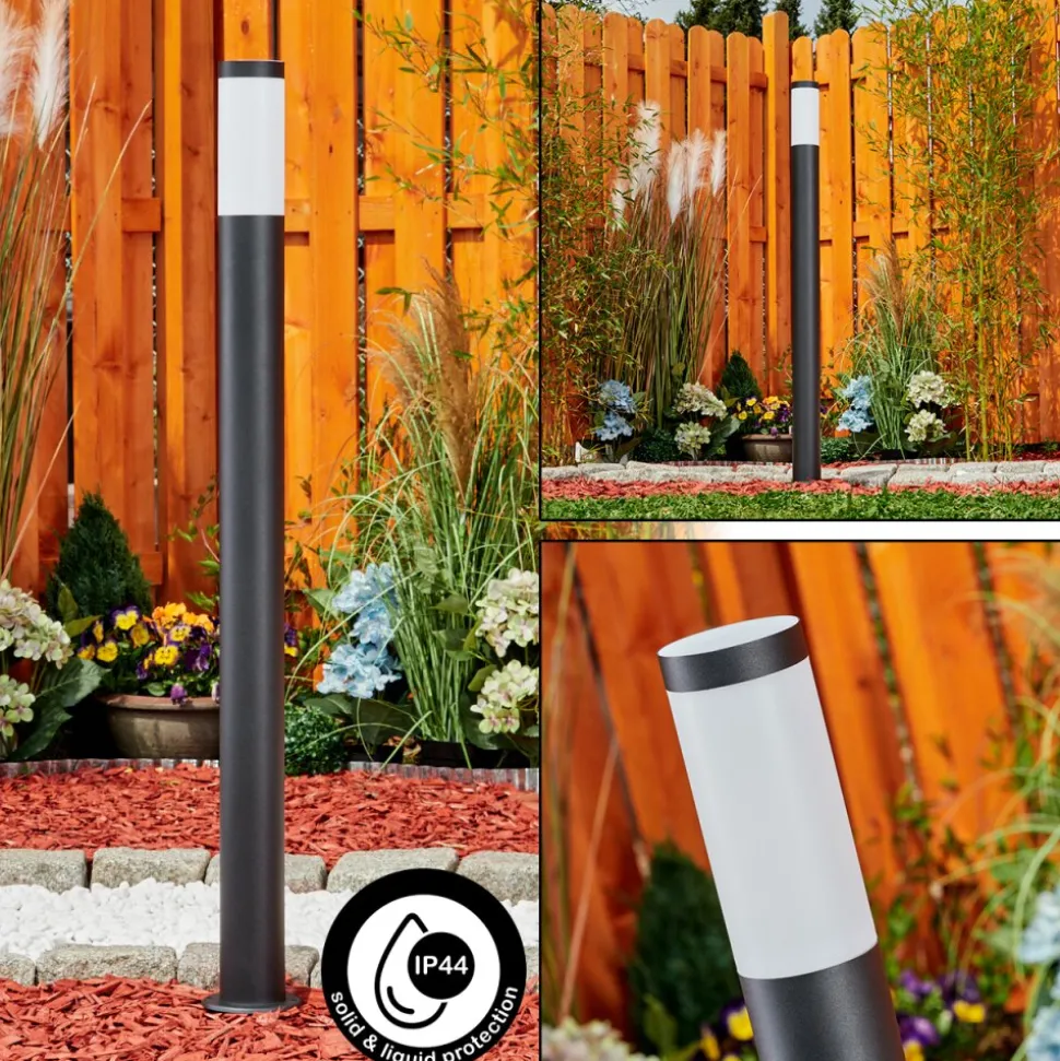 Borne Lumineuse Ruti Noir, 1 Lumiere