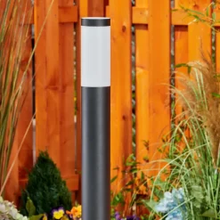 Borne Lumineuse Ruti Noir, 1 Lumiere
