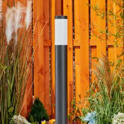 Borne Lumineuse Ruti Noir, 1 Lumiere