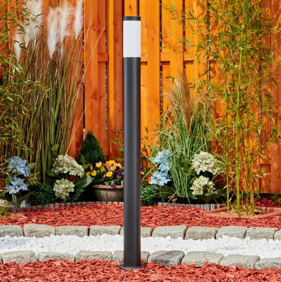 Borne Lumineuse Ruti Noir, 1 Lumiere